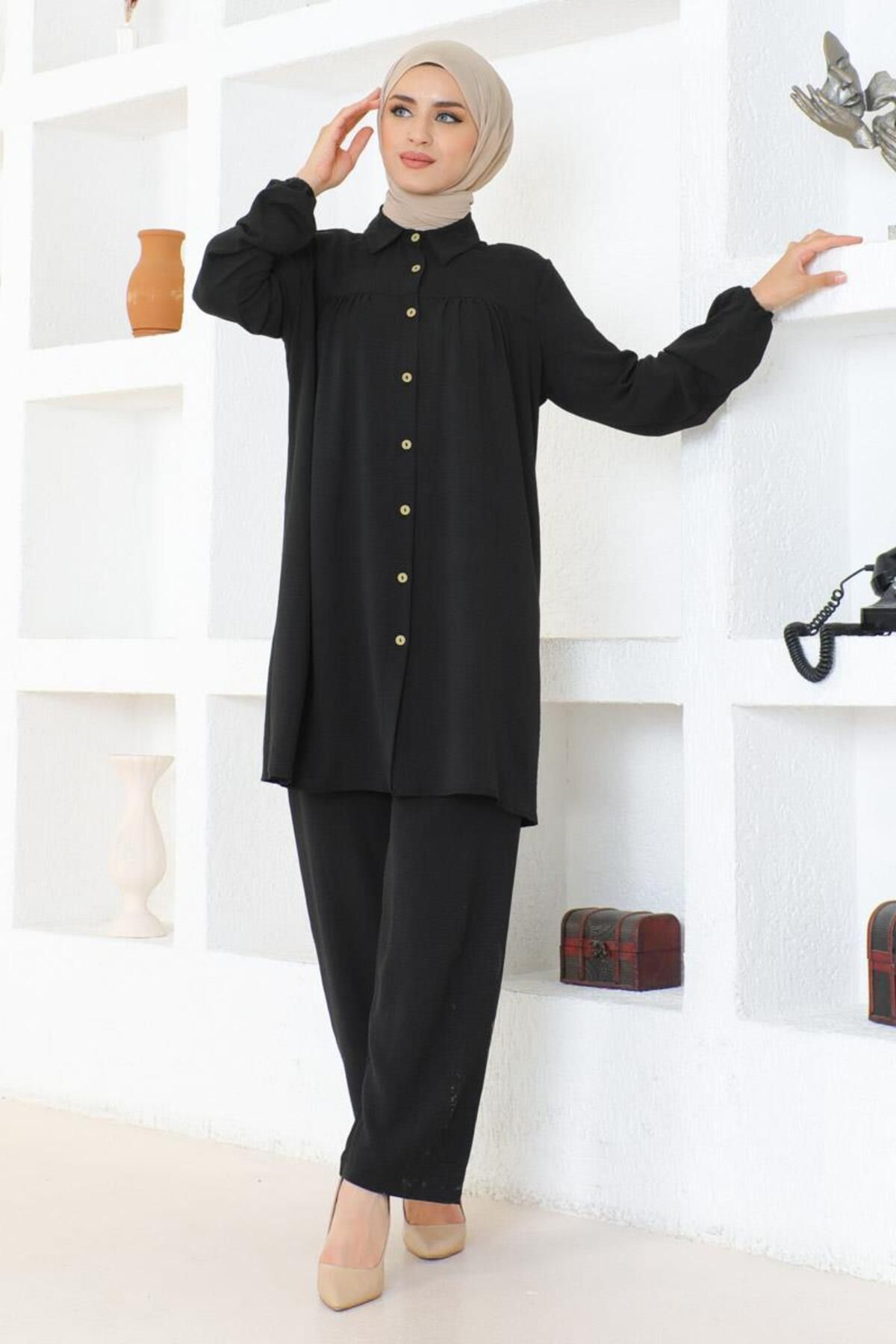 Büzgülü Aerobin Takım  SİYAH