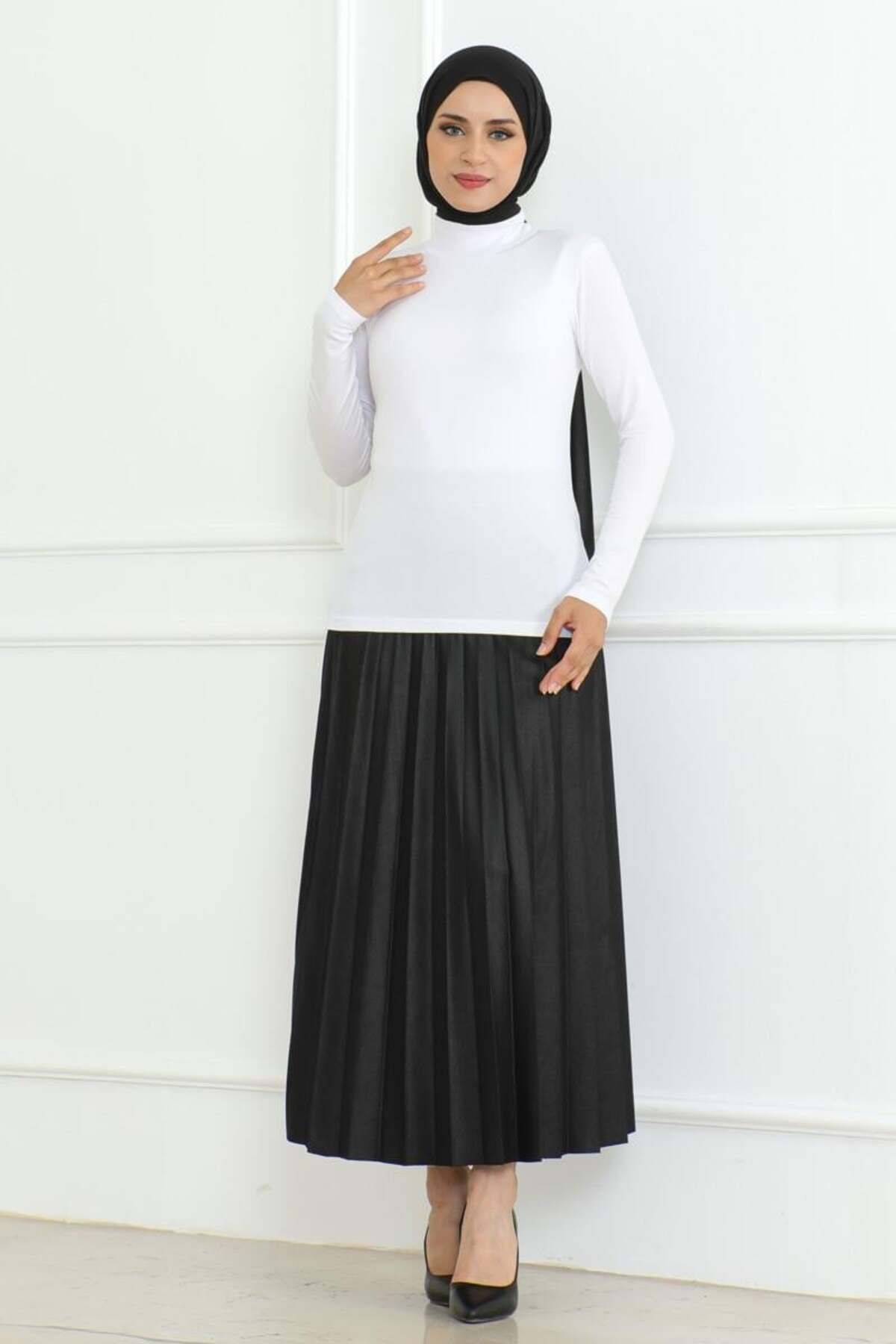 Balıkçı Yaka Uzun Kol Body