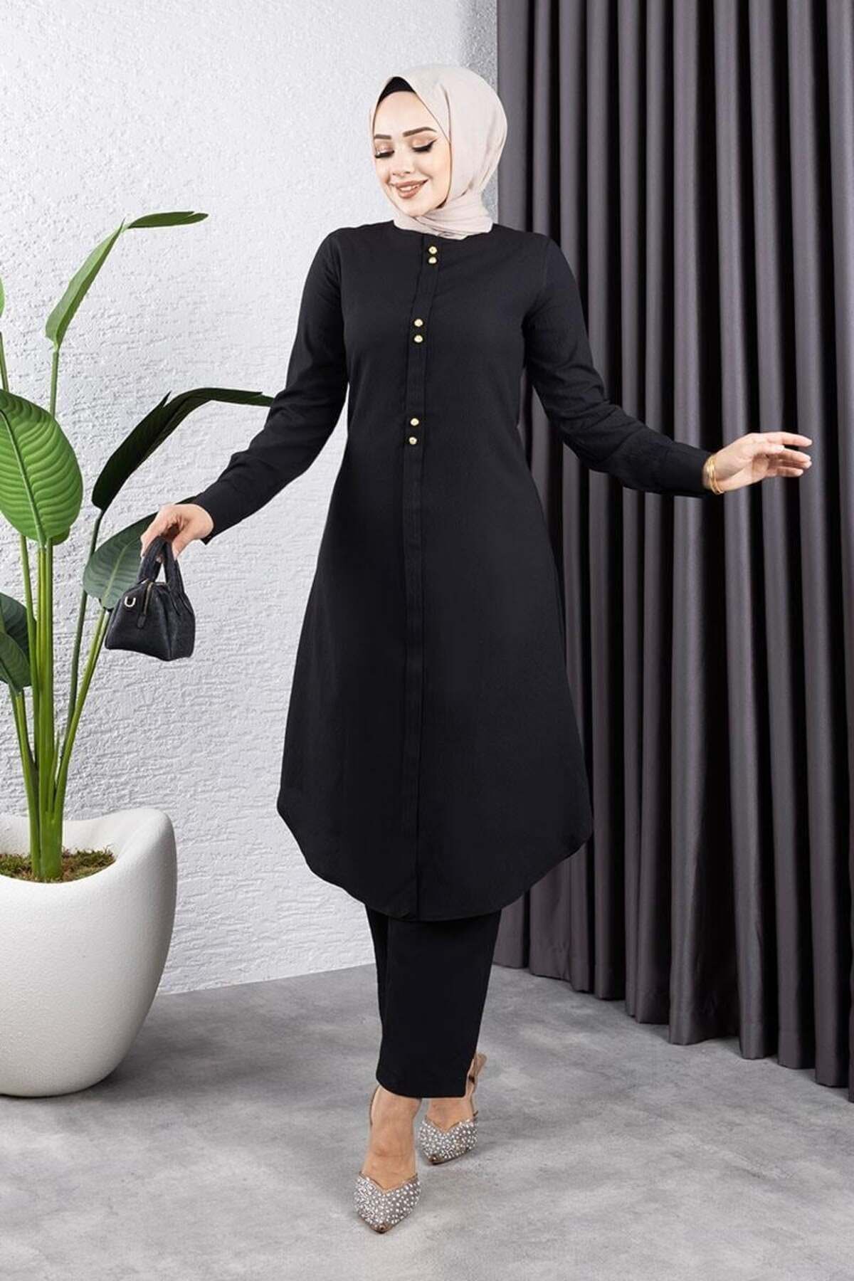 Düğmeli İkili Takım