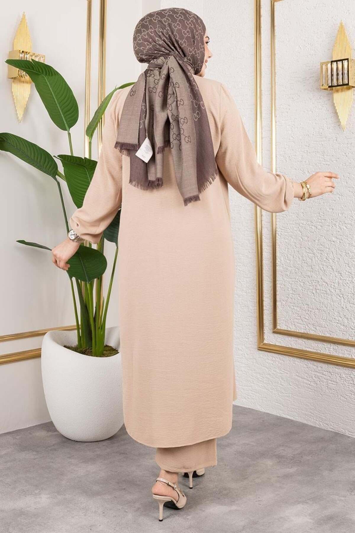 Uzun Tunikli Aerobin Takım BEJ