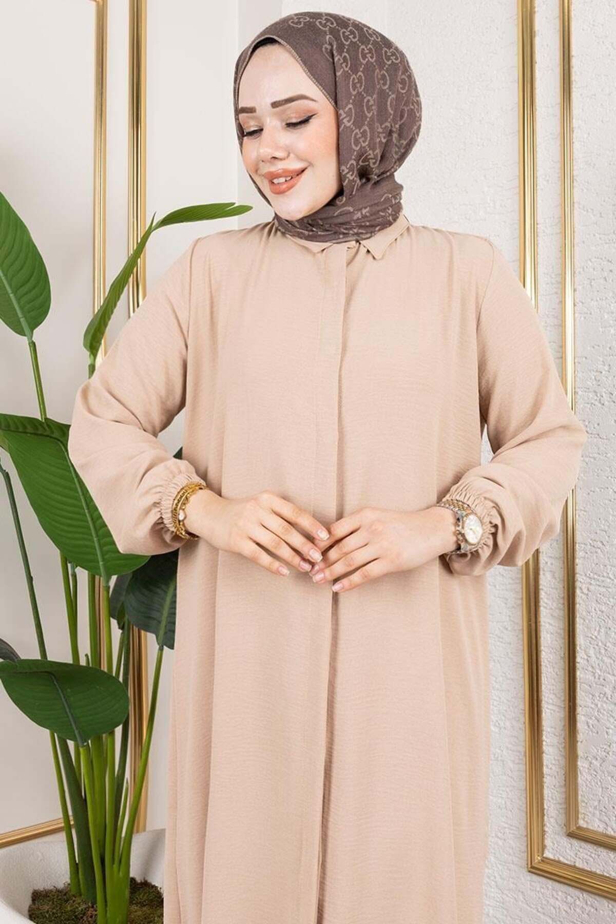 Uzun Tunikli Aerobin Takım BEJ