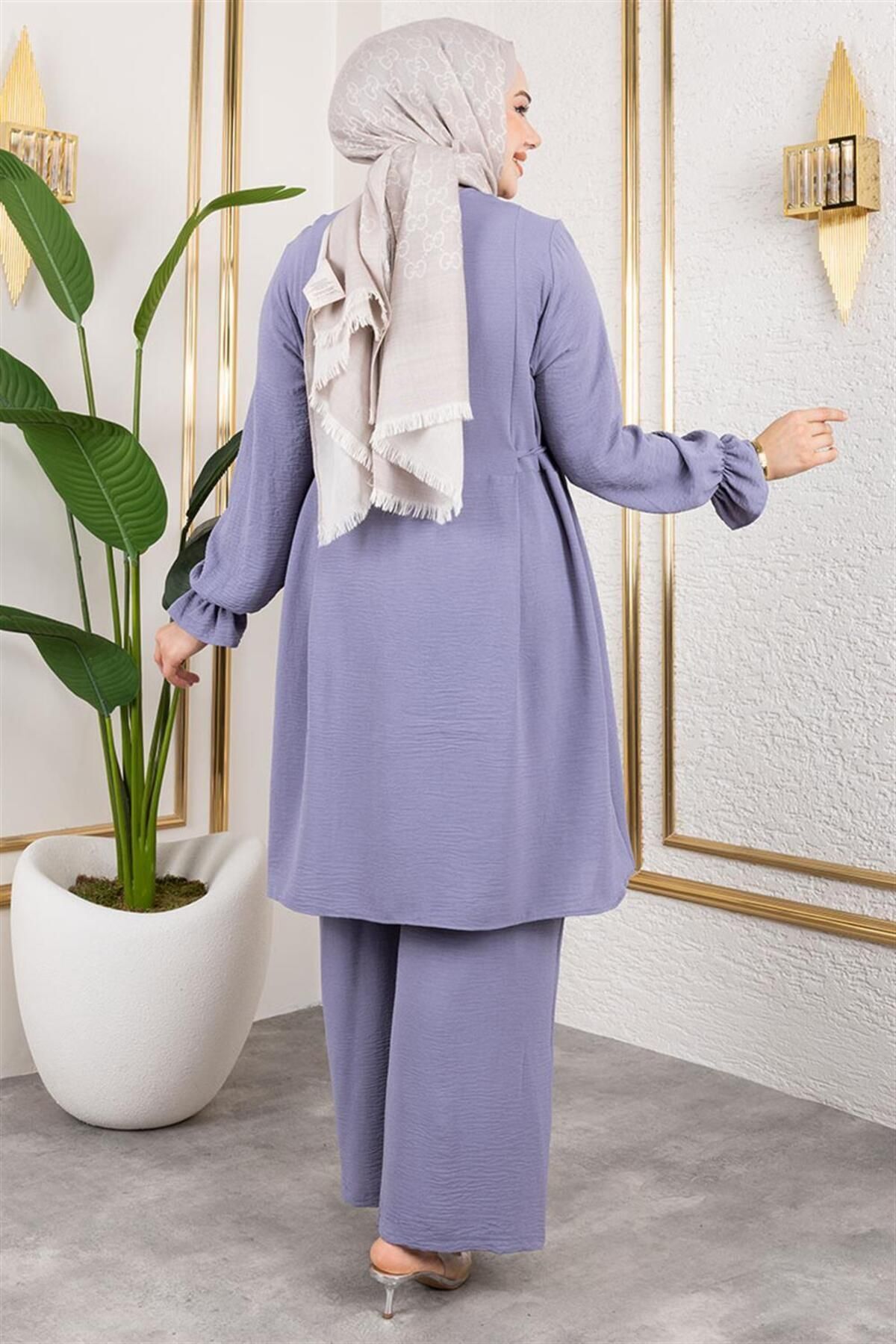 Yanları Bağcıklı Aerobin Takım GRİ