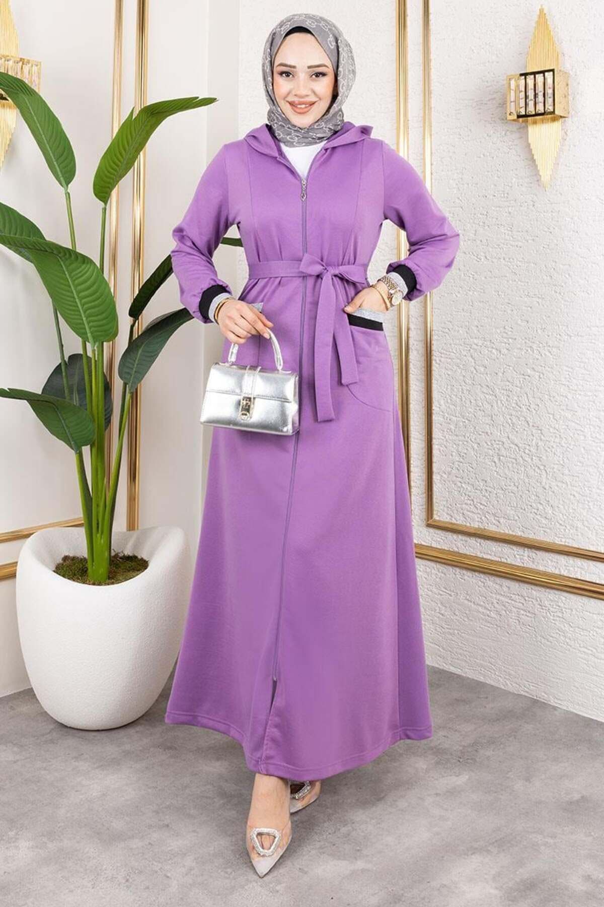 Kapüşonlu Ribanalı Ferace