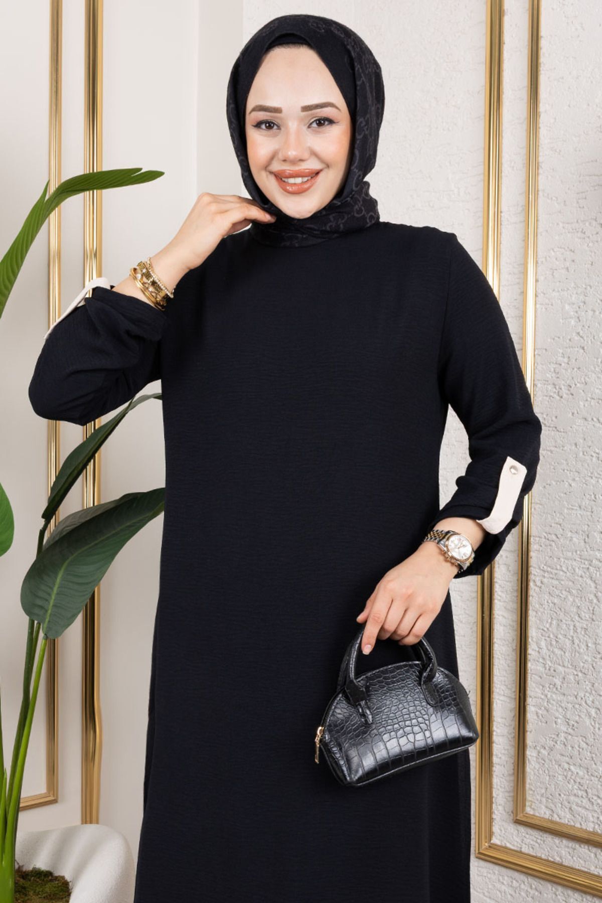 Kolları Katlamalı Aerobin Takım SİYAH