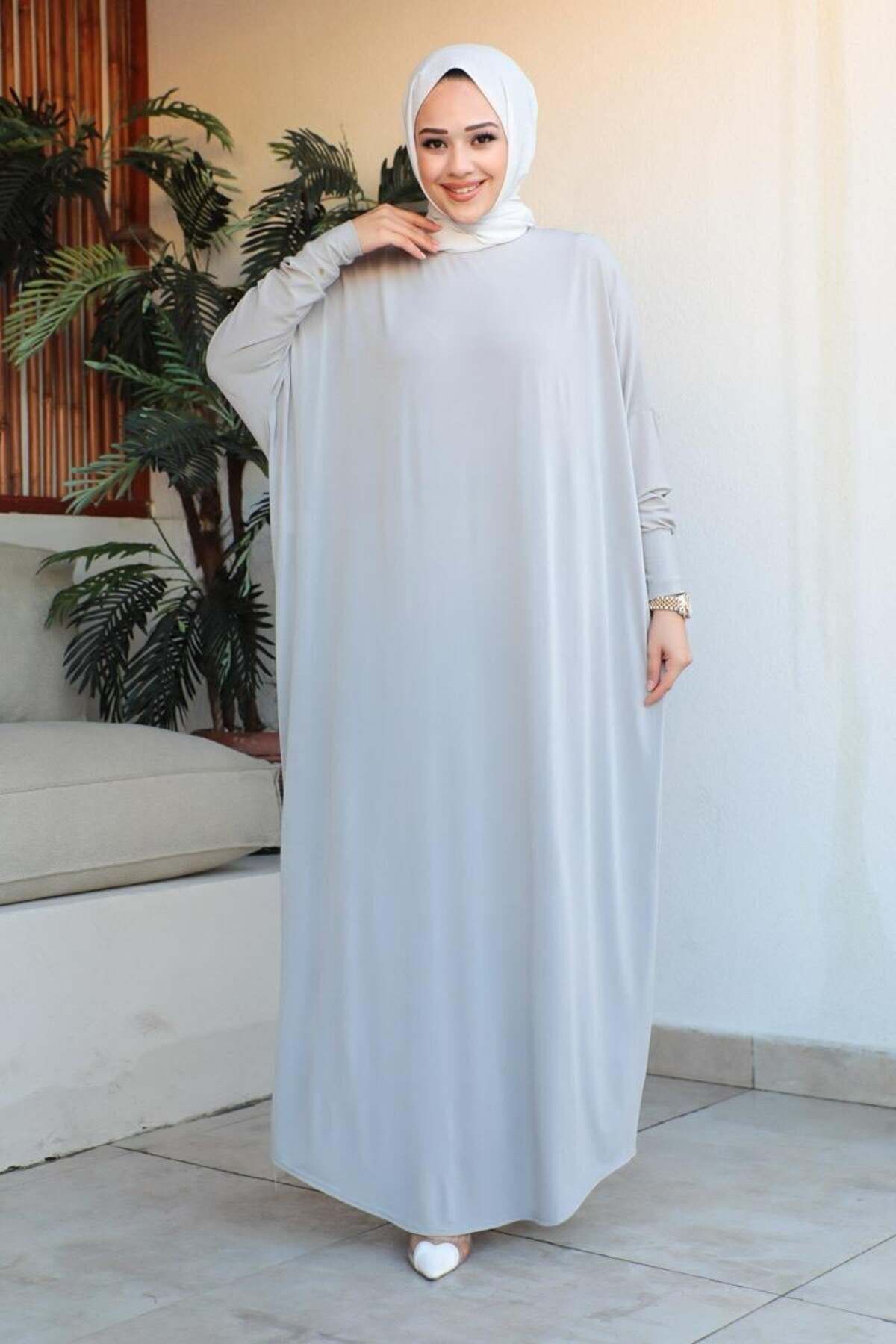 Yarasa Kol Salaş Elbise TAŞ