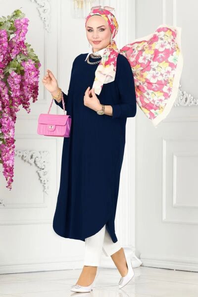 Yarasa Kol Sandy Tunik 36-38-40-42-44-46 Bedene Uygun