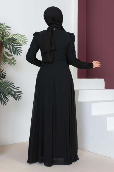 Kolyeli Tesettür Abiye