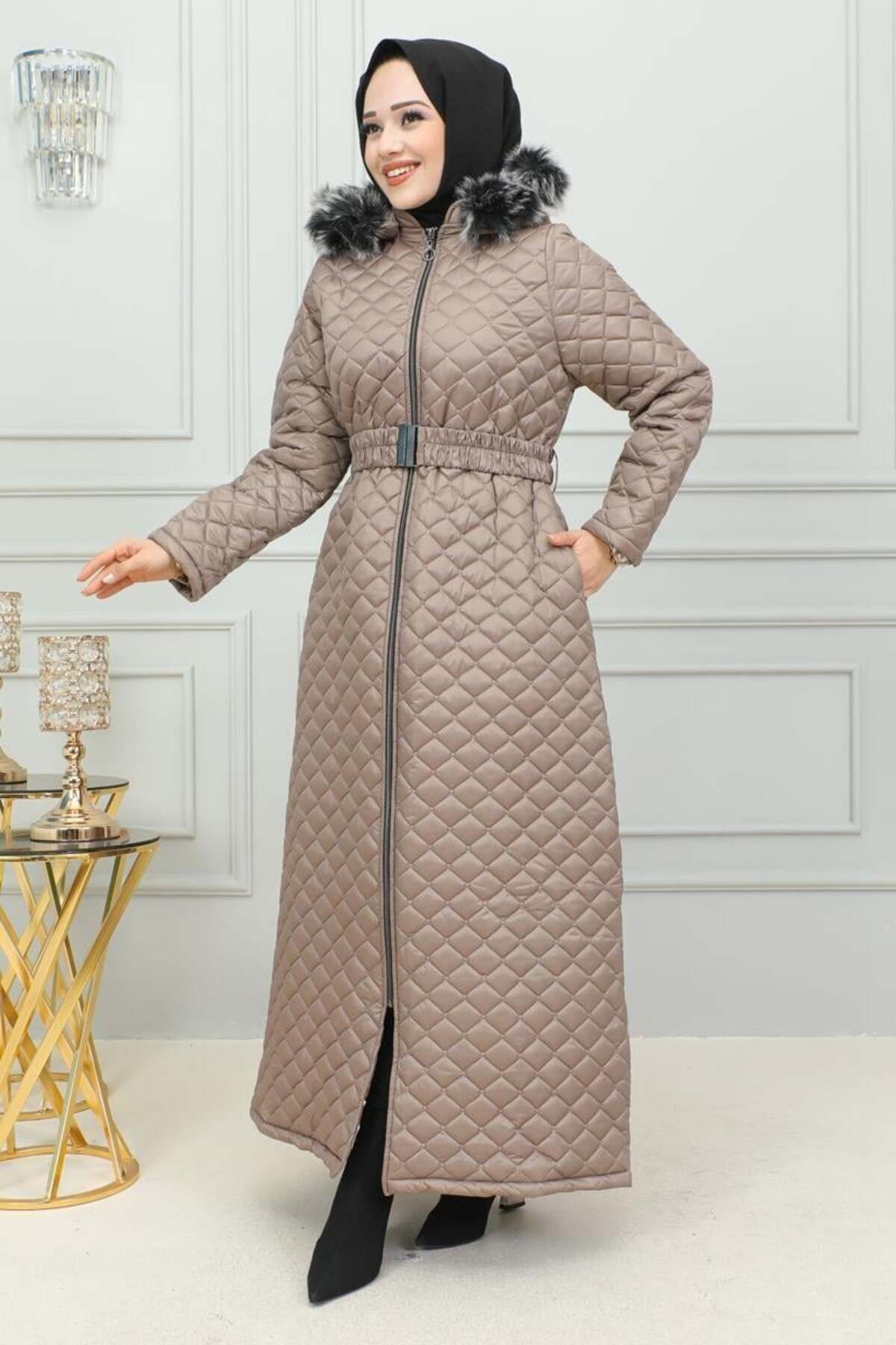 Kemerli Şişme Mont