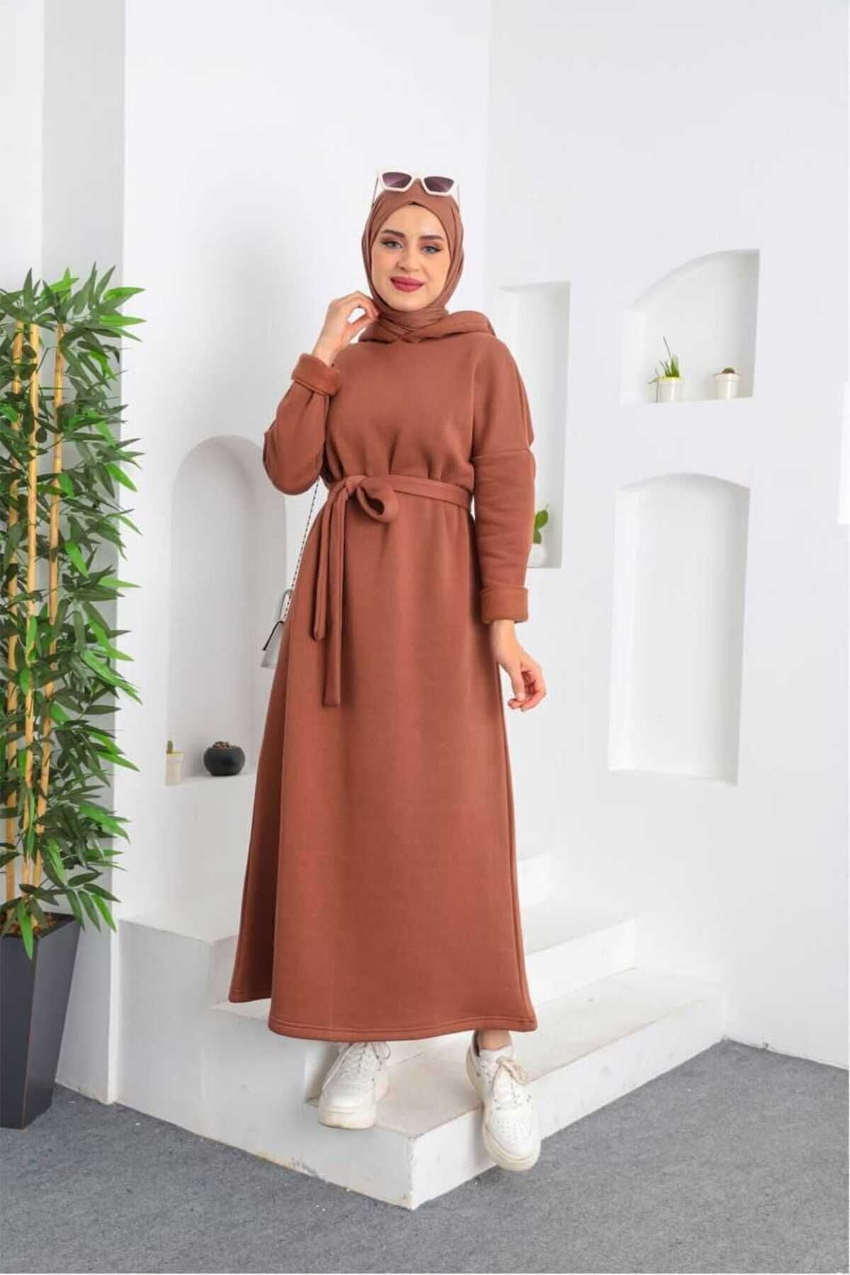 ÜÇ İPLİK KIŞLIK ELBİSE