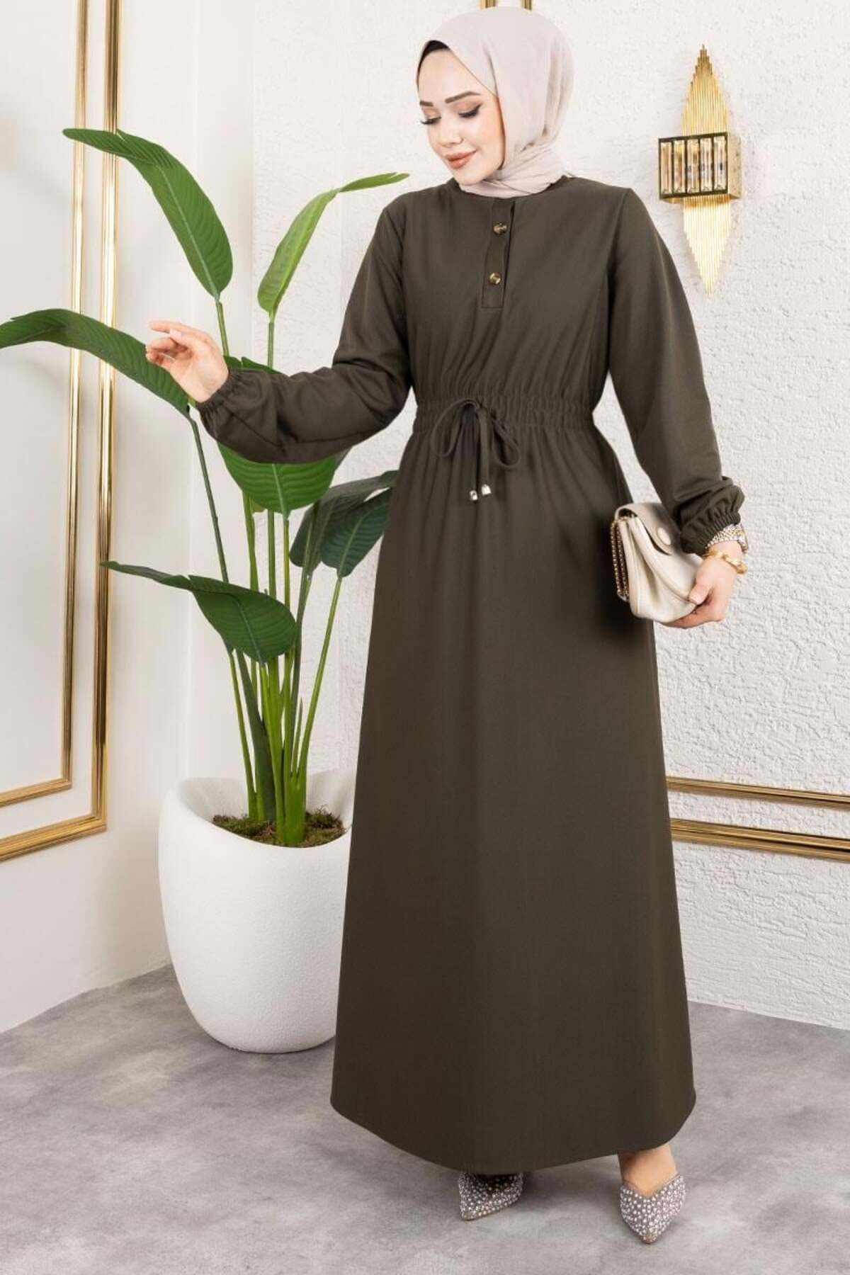 Bade Büzgülü Elbise