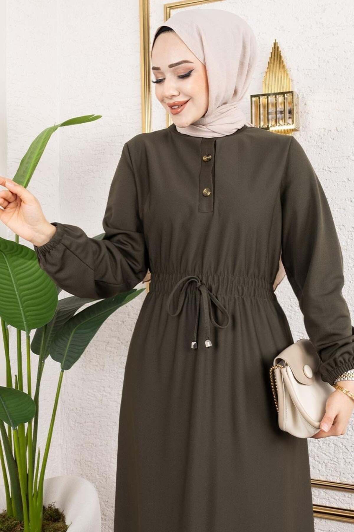 Bade Büzgülü Elbise