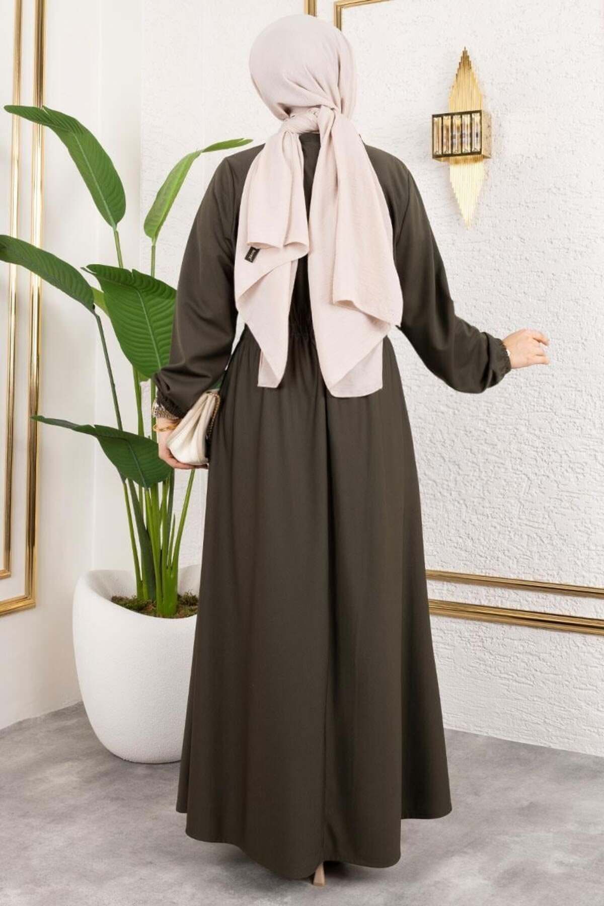 Bade Büzgülü Elbise